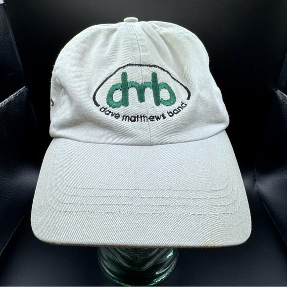 Rare Dave Matthew’s Band Embroidered Adjustable Hat Tan Khaki - Picture 1 of 13